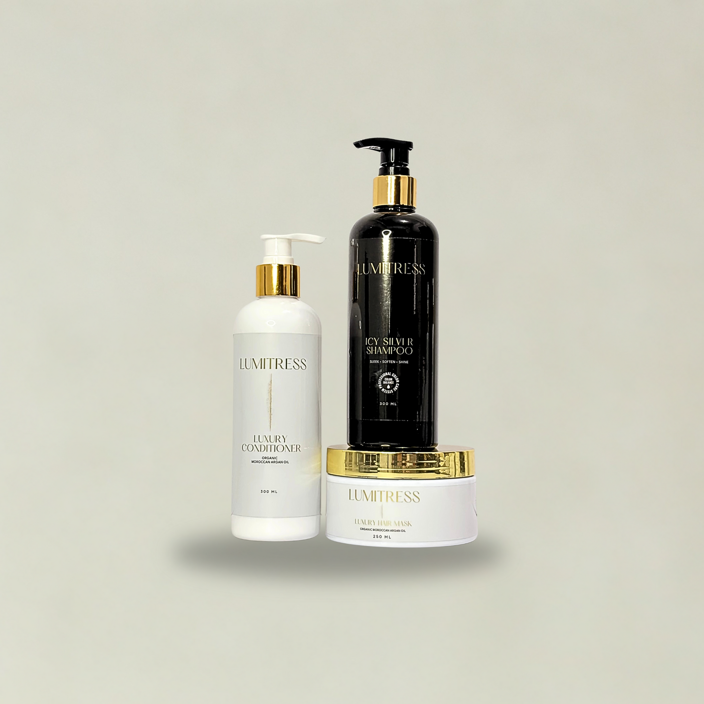 Icy Silver Luxe Trio - Scalp Care For Your: Psoriasis, Itching, Dandruff & Hydration - 10 Minute Miracle