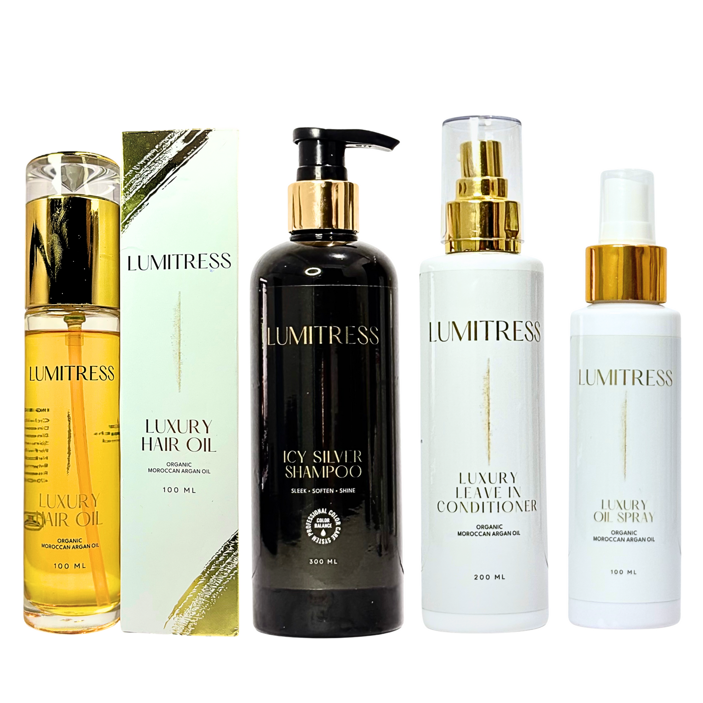 Frizz & Brassy Care for Blonde, Highlighted & Color-Treated Hair – Brighten, Control & Brass Neutralizing – Mega Bundle