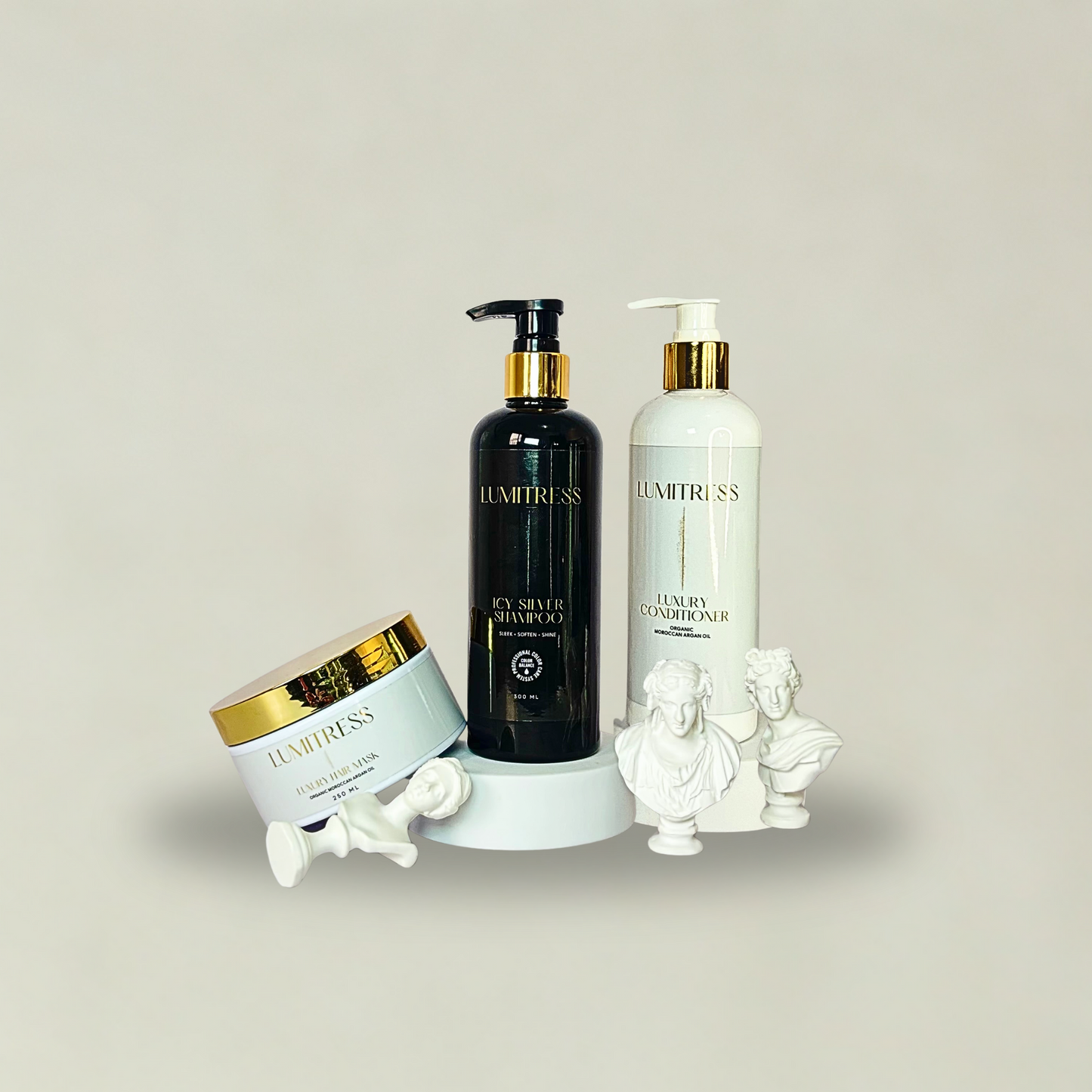 Icy Silver Luxe Trio - Scalp Care For Your: Psoriasis, Itching, Dandruff & Hydration - 10 Minute Miracle