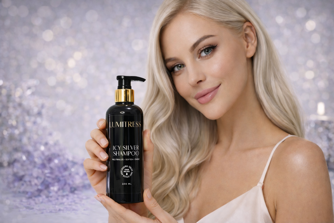 The Best Purple Shampoo For Blonde: How Lumitress Icy Silver Shampoo Works On Blonde Hair