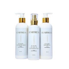 Lumitress Luxury Trio - Scalp Care For Your: Psoriasis, Itching, Dandruff & Hydration - 10 Minute Miracle