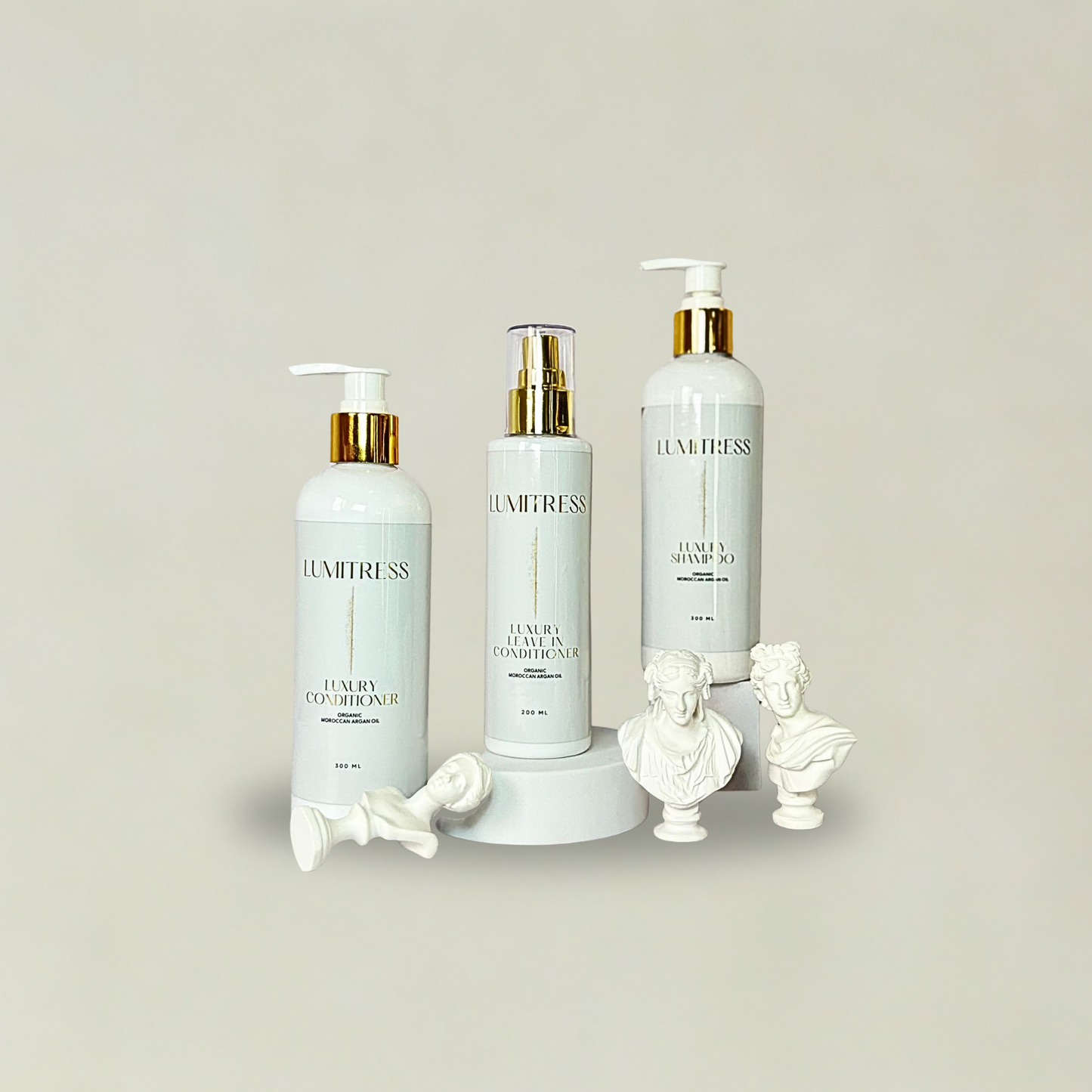 Lumitress Luxury Trio - Scalp Care For Your: Psoriasis, Itching, Dandruff & Hydration - 10 Minute Miracle
