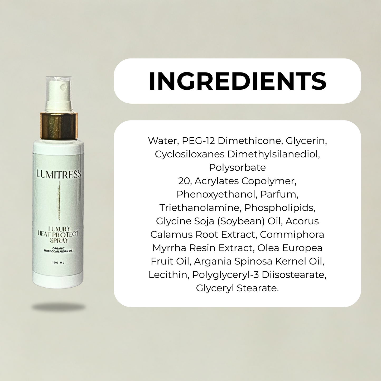 Luxury Heat Protect Spray - Scalp Care For Your: Psoriasis, Itching, Dandruff & Hydration - 10 Minute Miracle