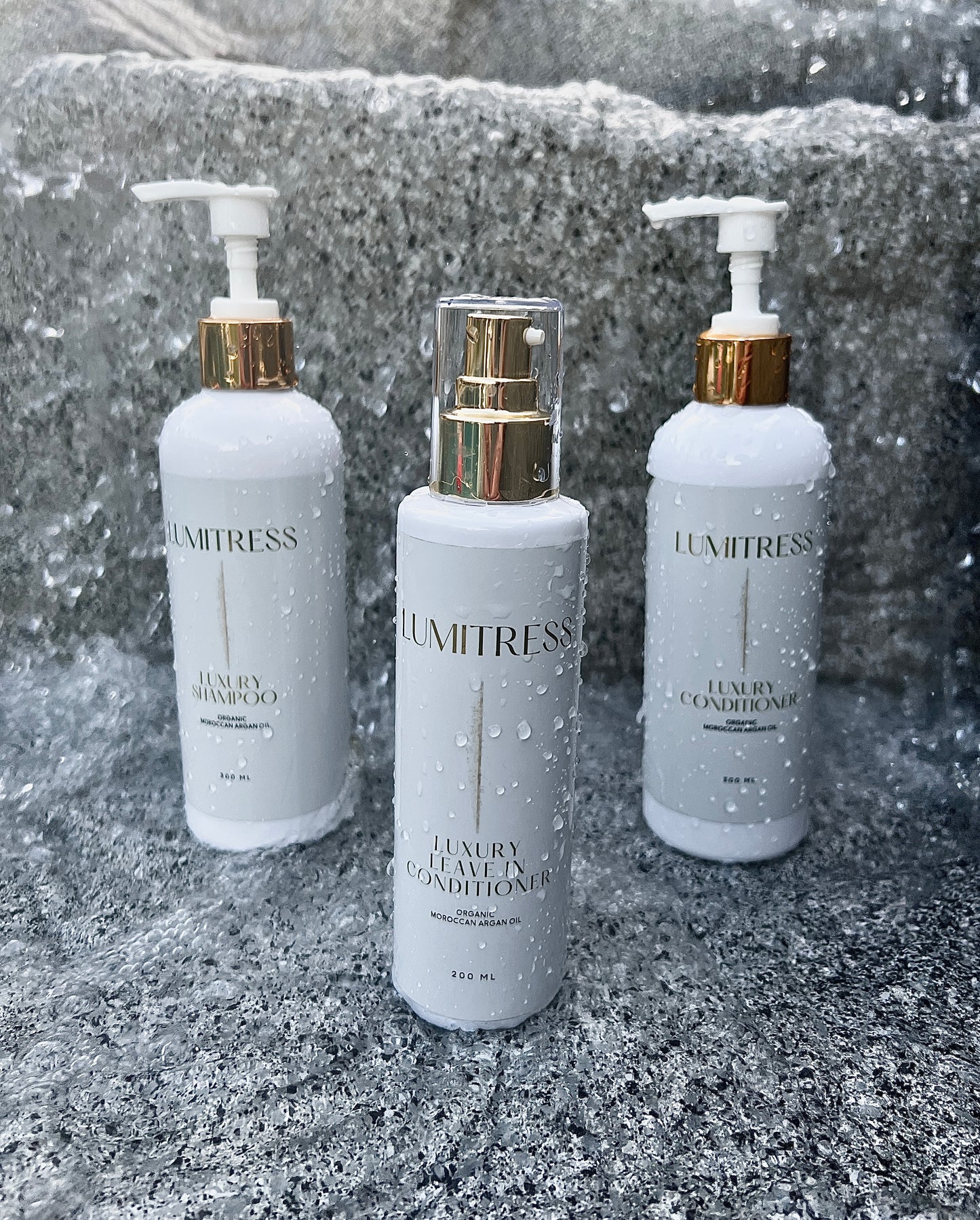 Lumitress Luxury Trio - Scalp Care For Your: Psoriasis, Itching, Dandruff & Hydration - 10 Minute Miracle